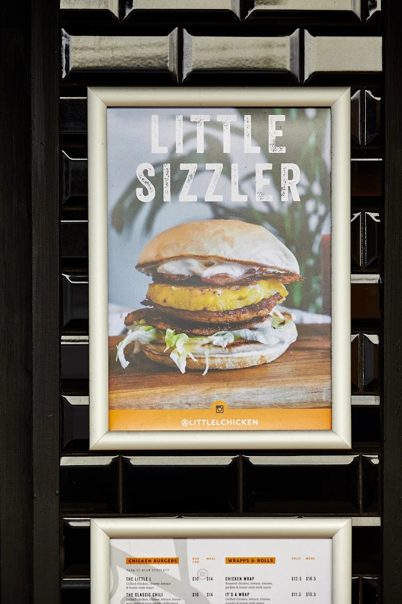 Menu, Little L Burgers