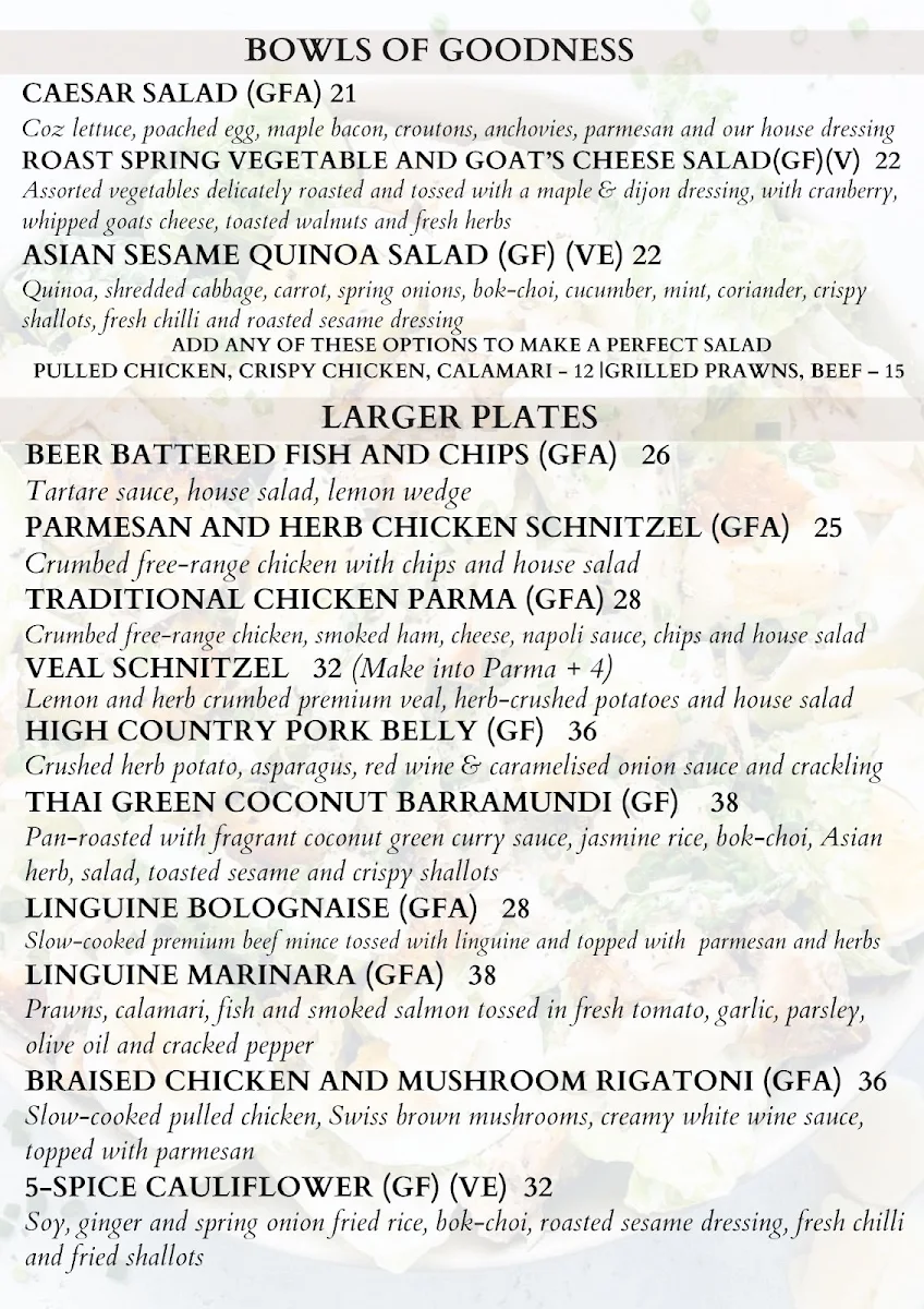 Menu, Soltan Pepper