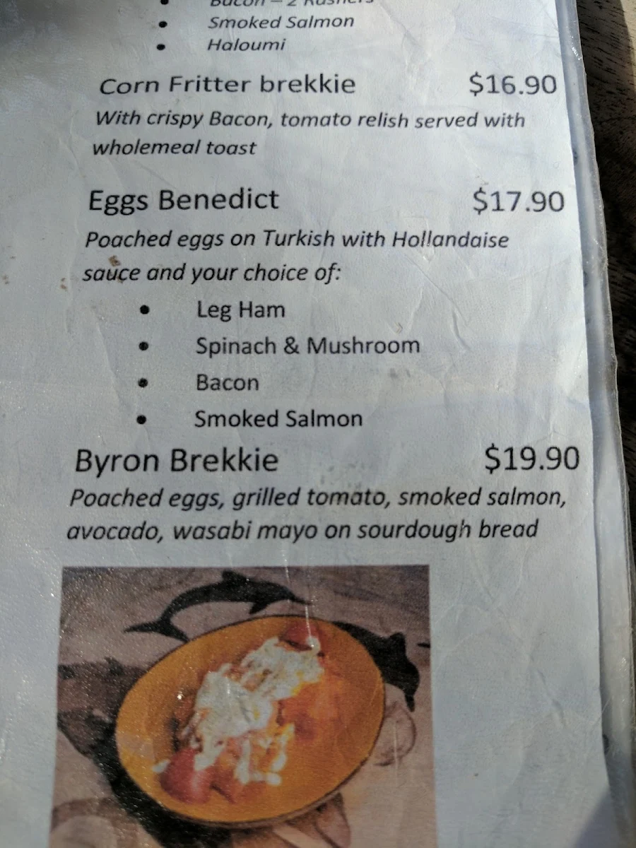 Menu, Corellis Cafe Gallery