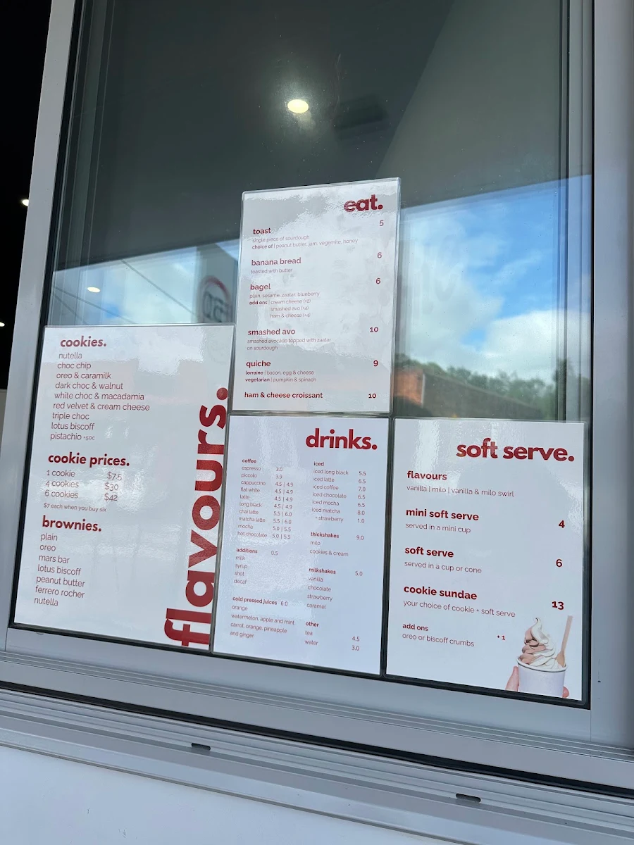 Menu, bite.