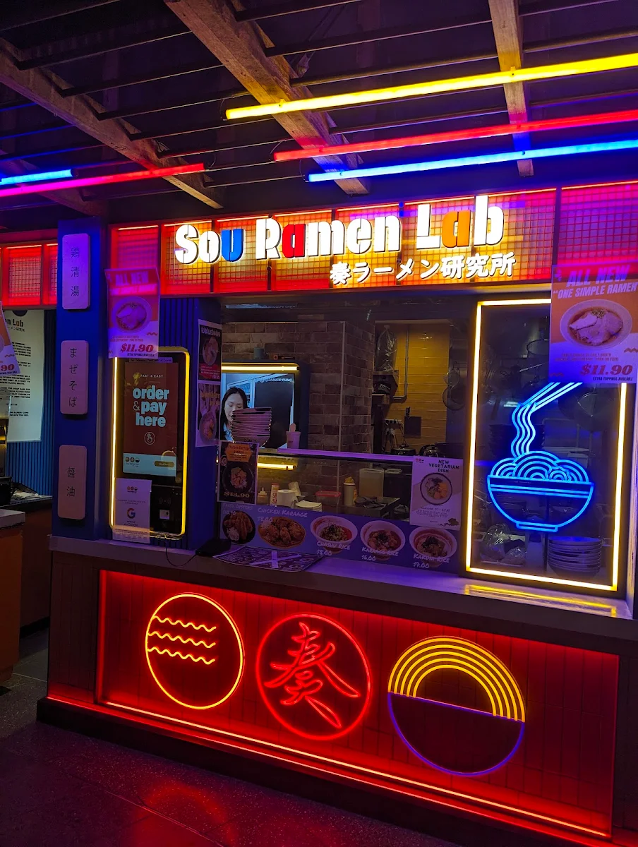 Menu, Hawker Lane Underground Chatswood