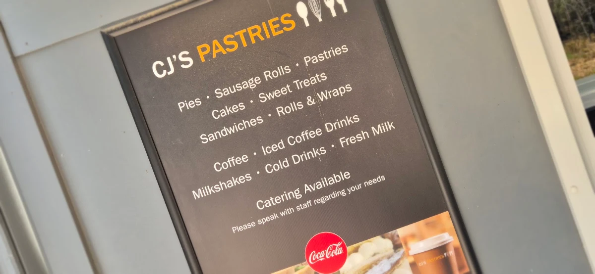 Menu, CJ's Pastries