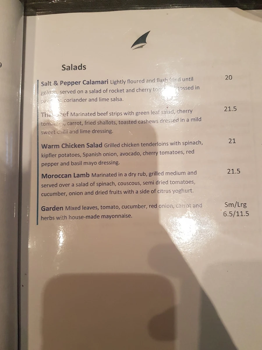 Menu, Steam Packet Hotel