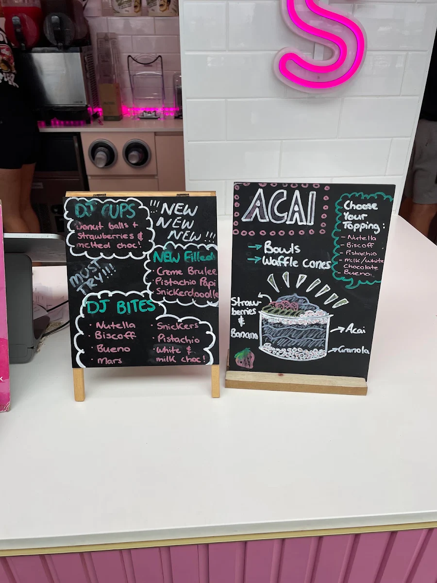 Menu, Donutjam