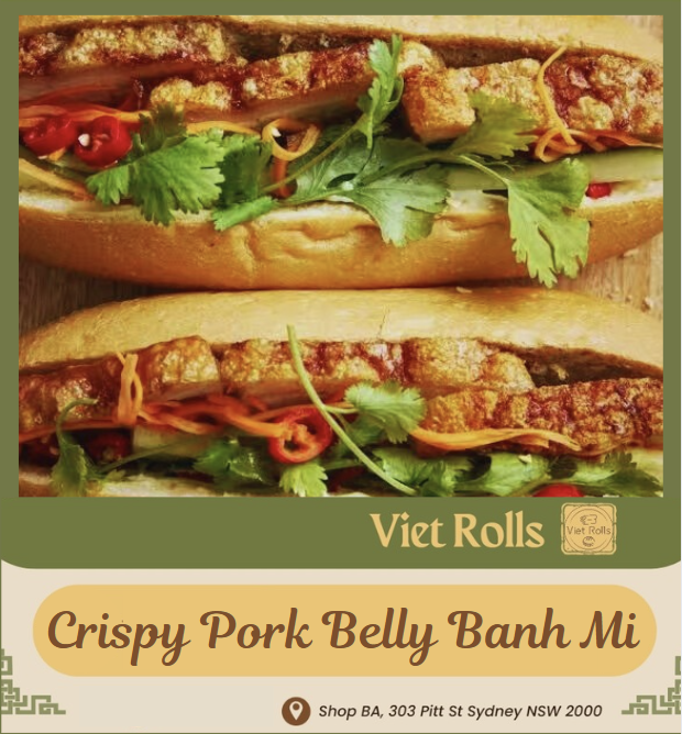Menu, Viet Rolls Pitt St