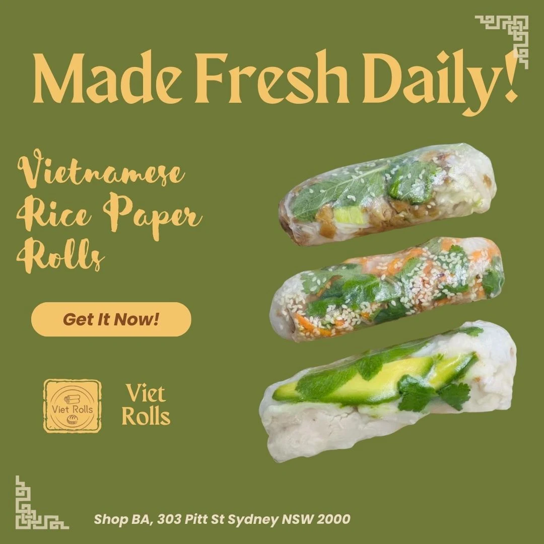 Menu, Viet Rolls Pitt St