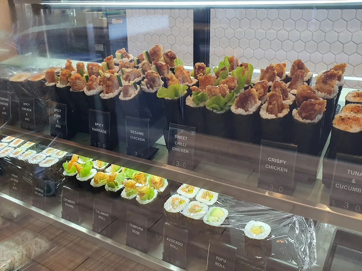 Menu, sushi ariake