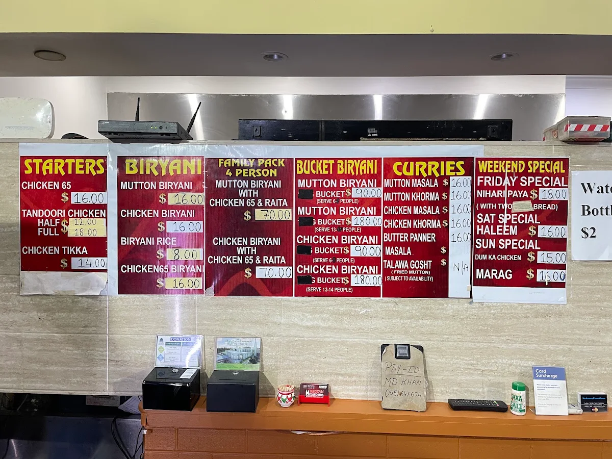 Menu, DECCAN FLAVOURS