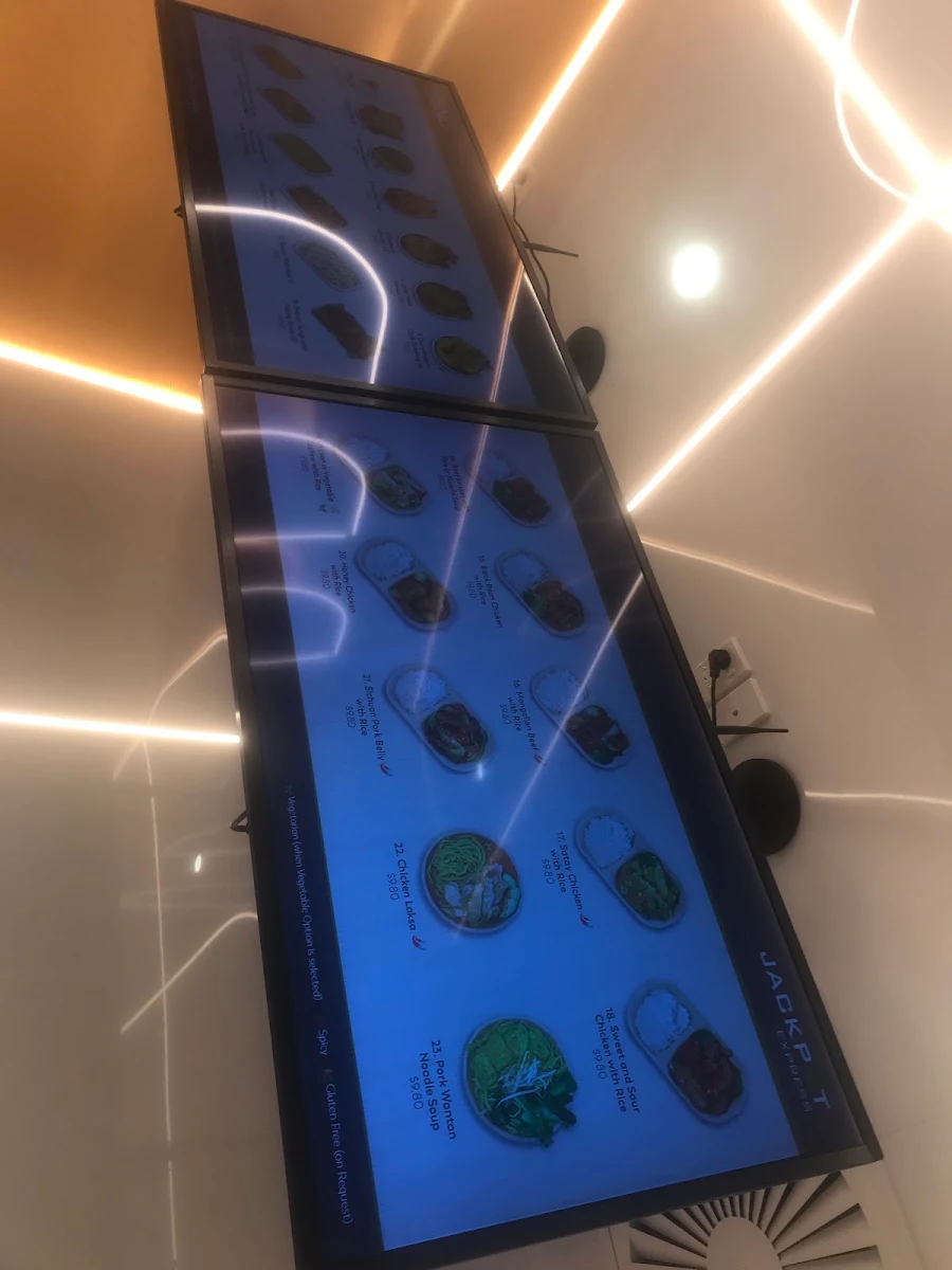Menu, Jackpot Express