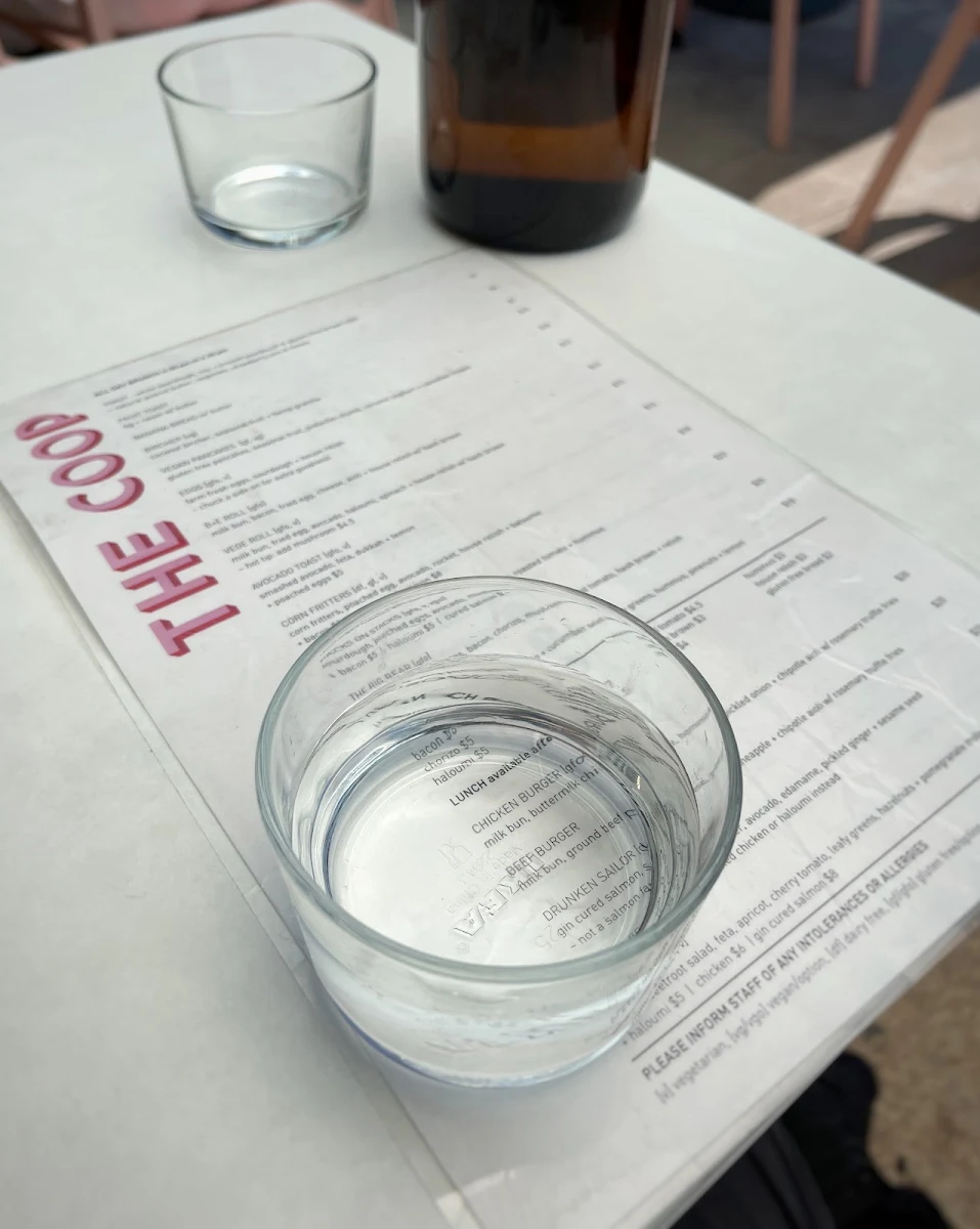 Menu, Coop Bronte