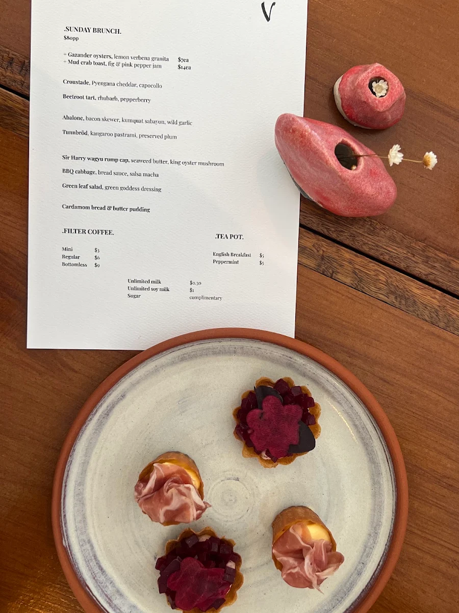 Menu, Restaurant Venner