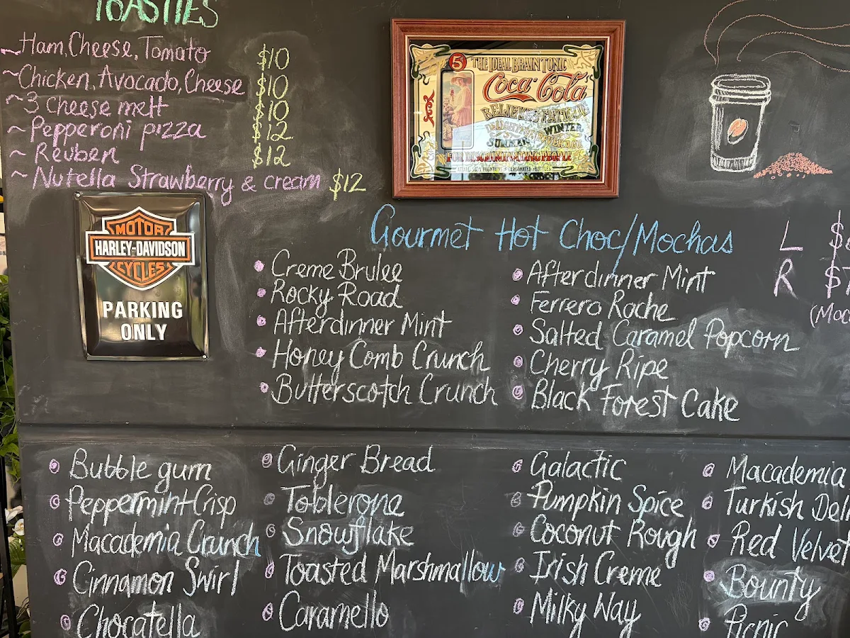 Menu, Bean Redeemed Cafe