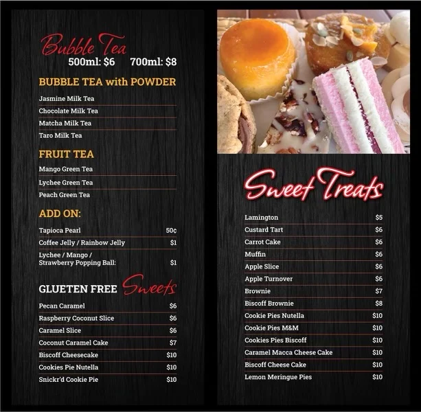 Menu, Banh Mi Station bakery & cafe