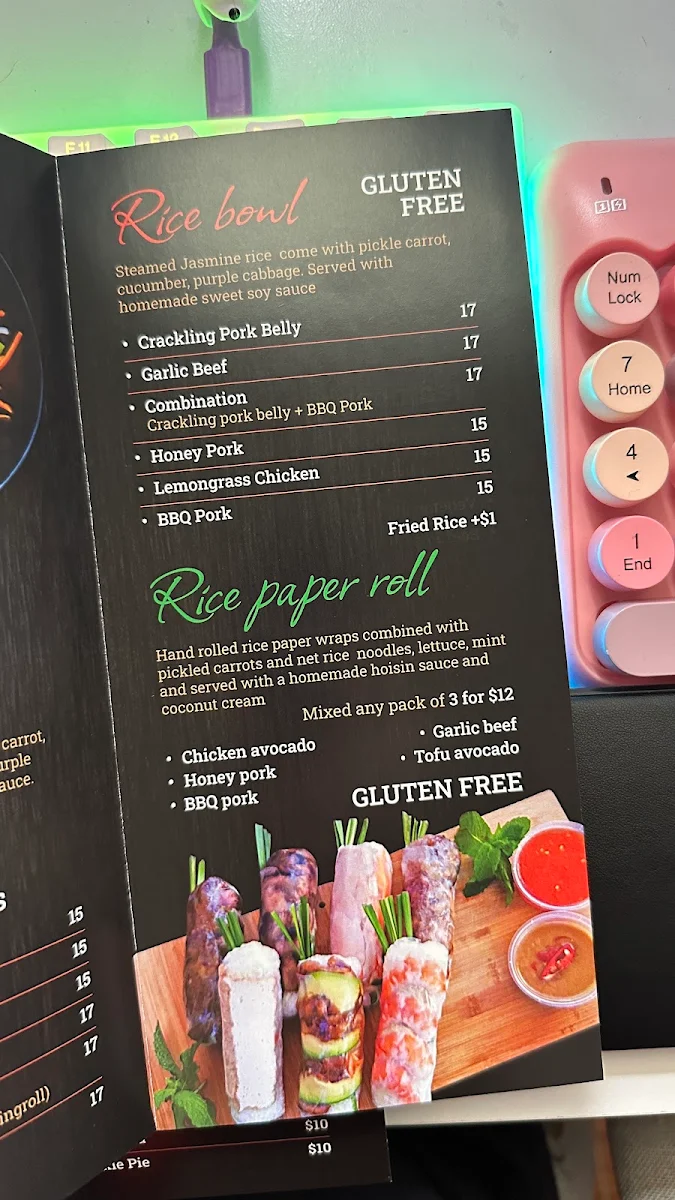 Menu, Banh Mi Station bakery & cafe