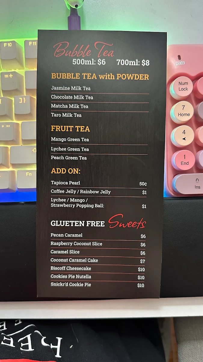 Menu, Banh Mi Station bakery & cafe
