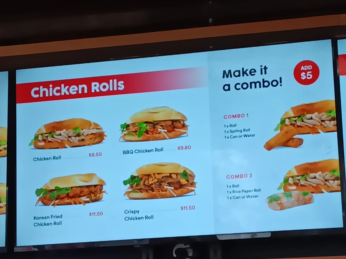Menu, Destination Roll