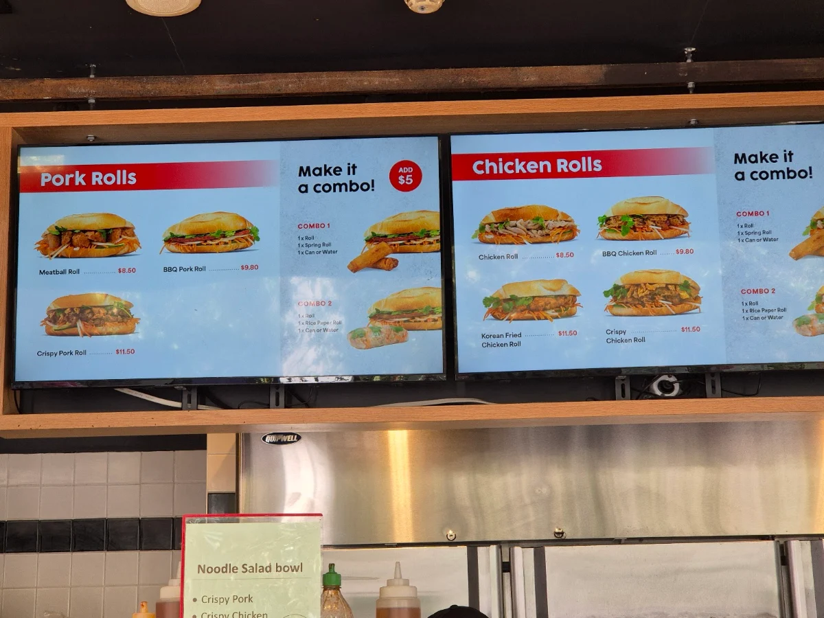 Menu, Destination Roll