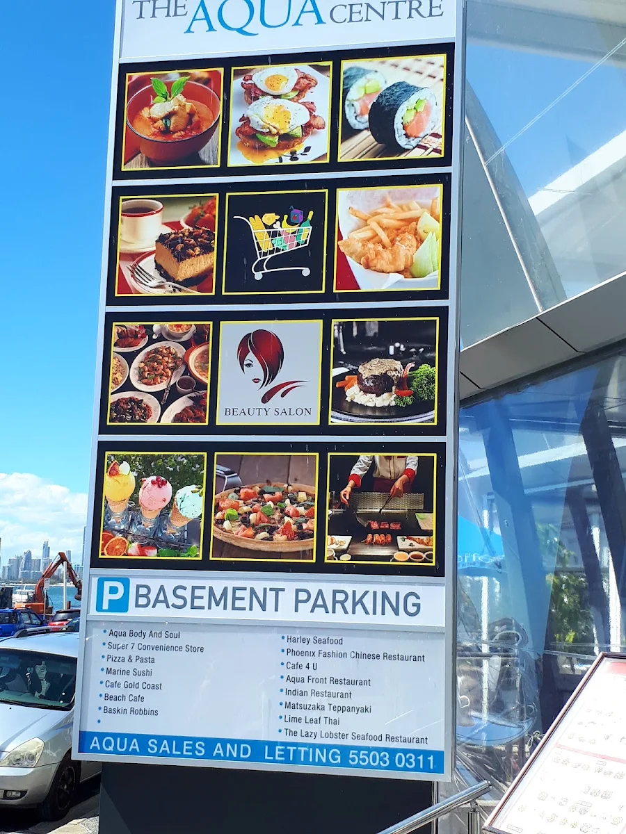 Menu, Beach Cafe