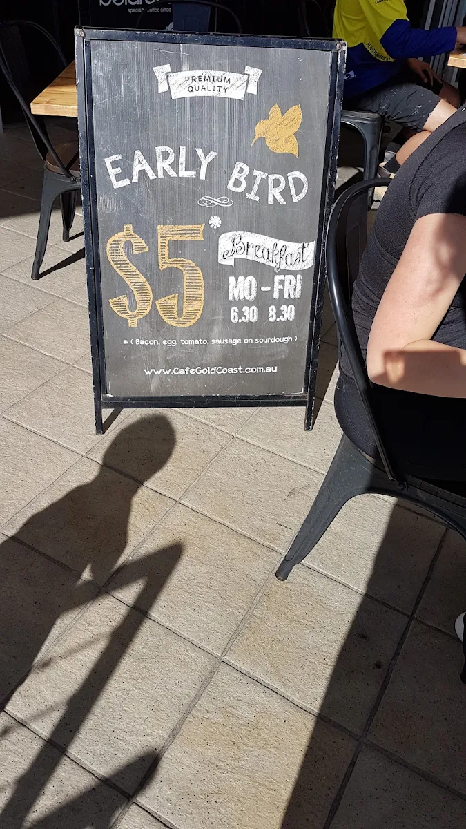 Menu, Beach Cafe