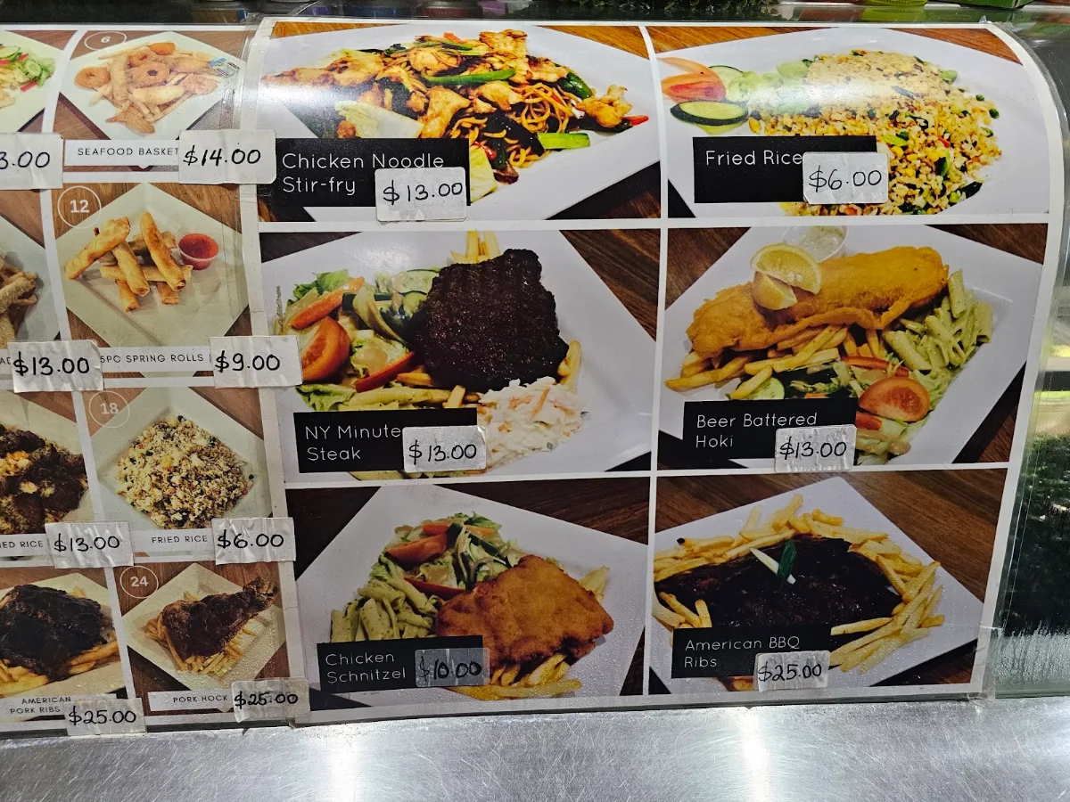 Menu, Gardenside Cafe