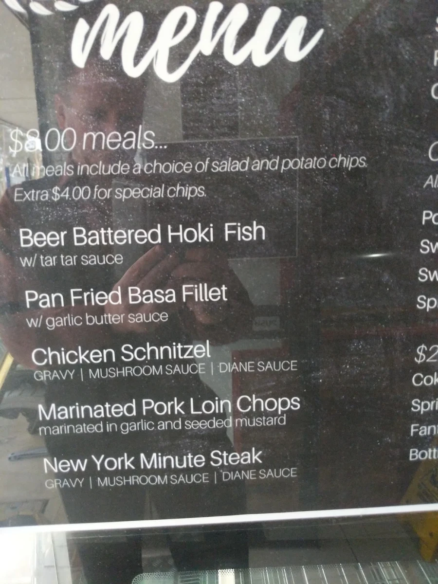 Menu, Gardenside Cafe