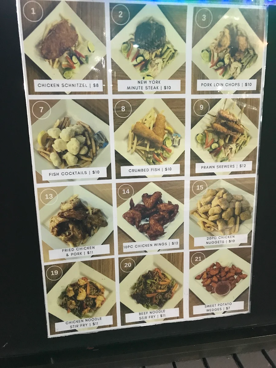Menu, Gardenside Cafe