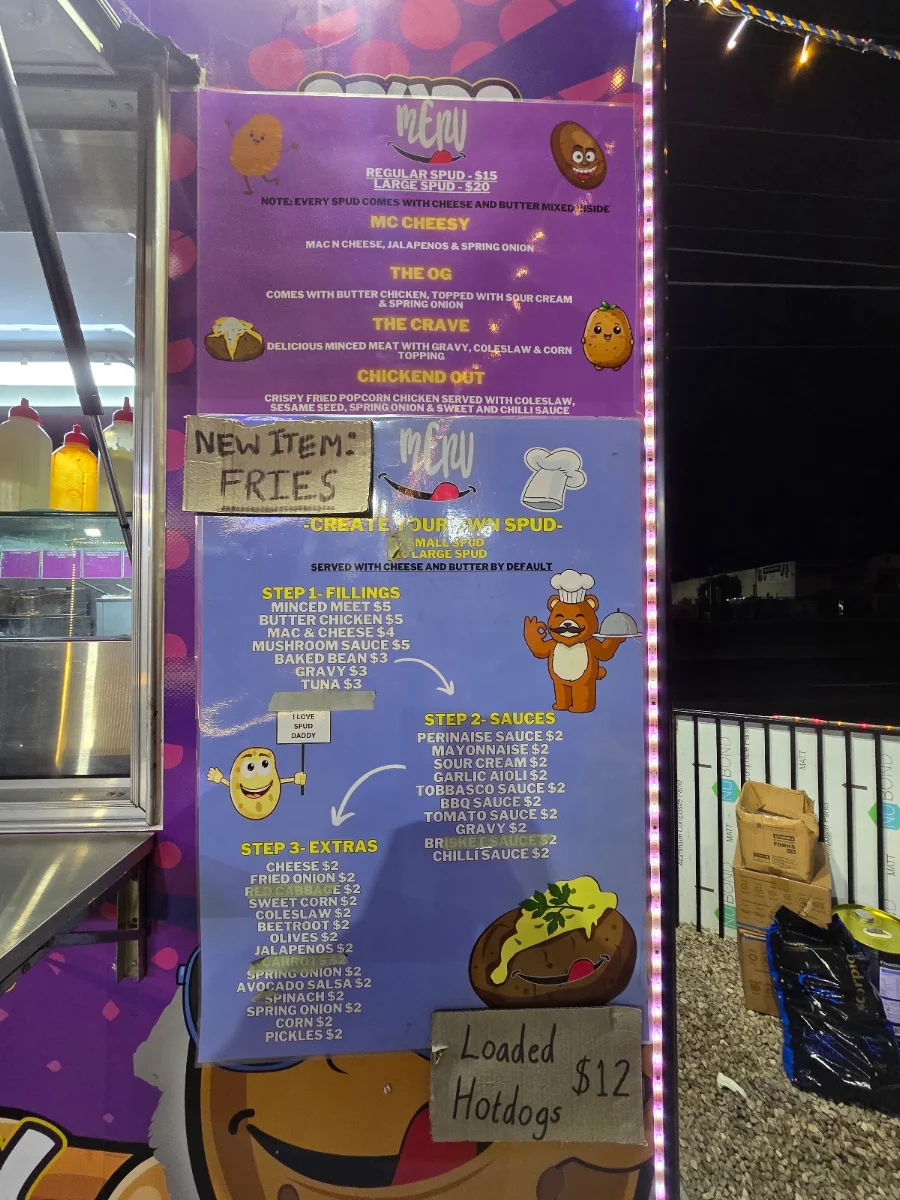 Menu, Crave N Go Campbellfield