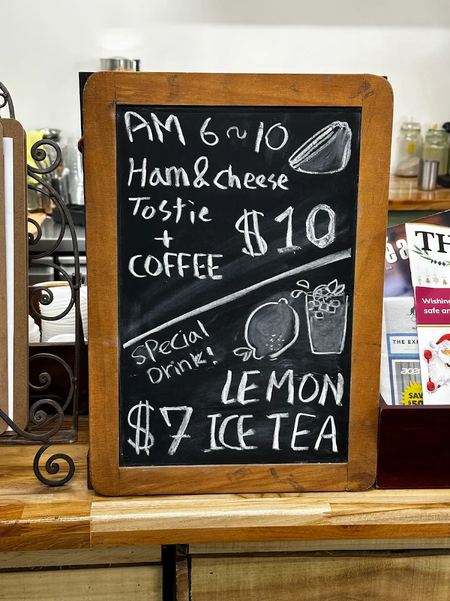 Menu, Savvy Coffee
