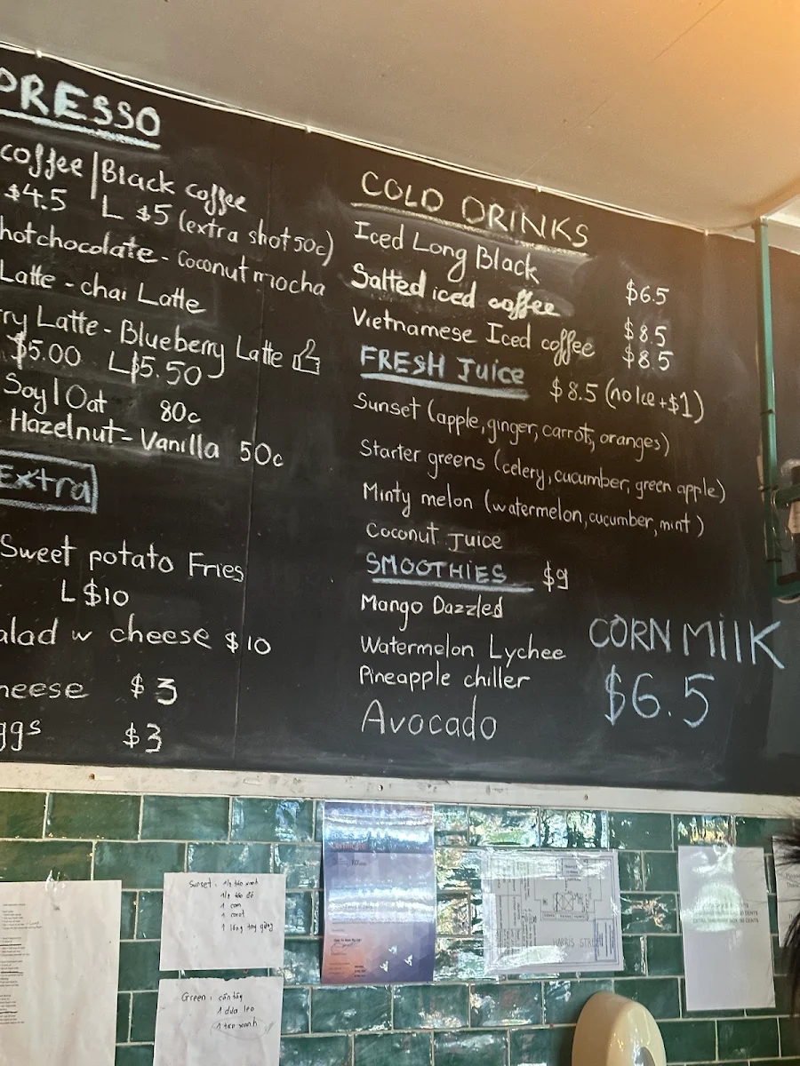 Menu, SIG- CAF