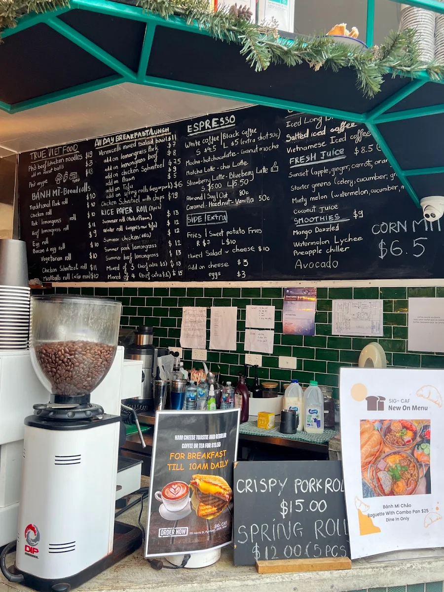 Menu, SIG- CAF
