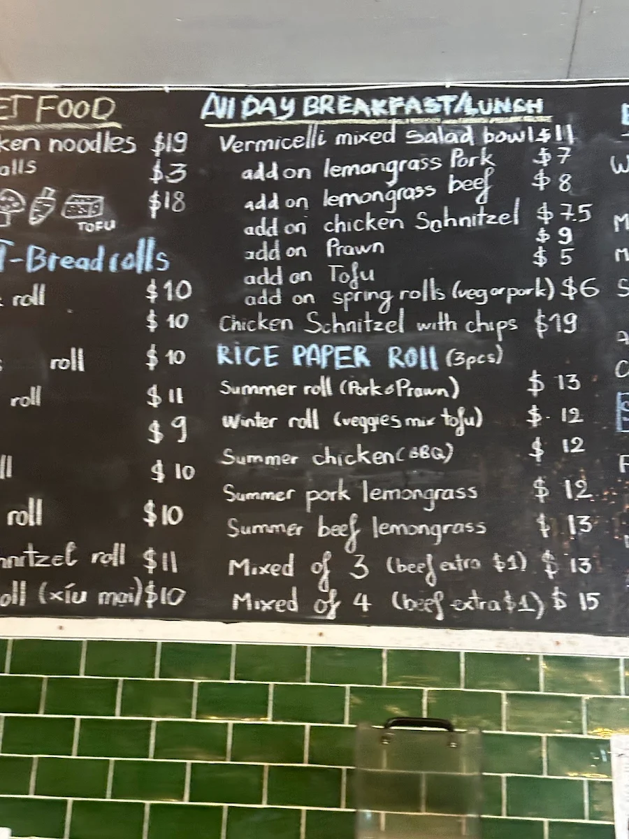 Menu, SIG- CAF
