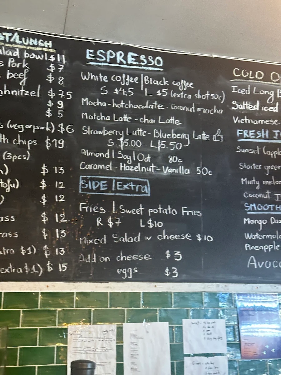 Menu, SIG- CAF