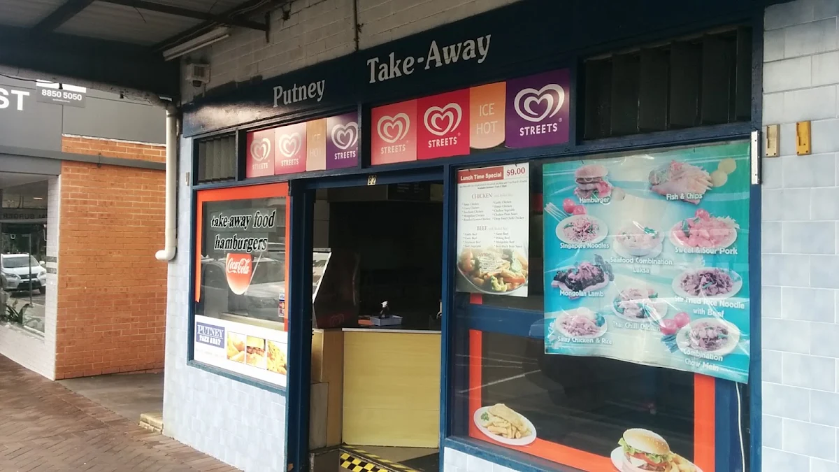 Menu, Putney Take-Away
