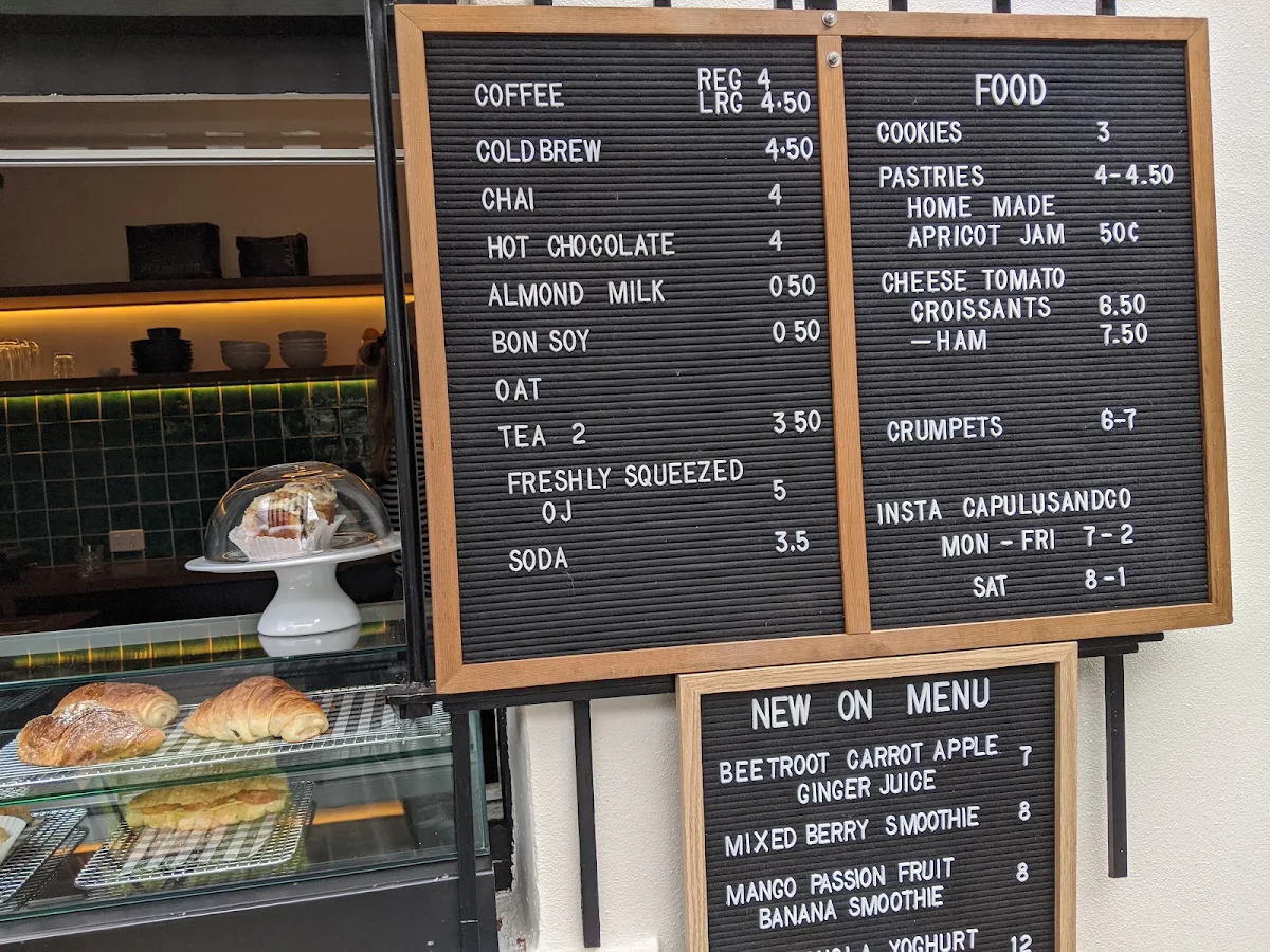 Menu, Capulus & Co