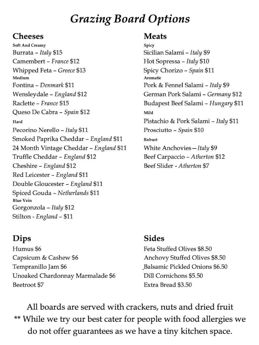 Menu photo 1