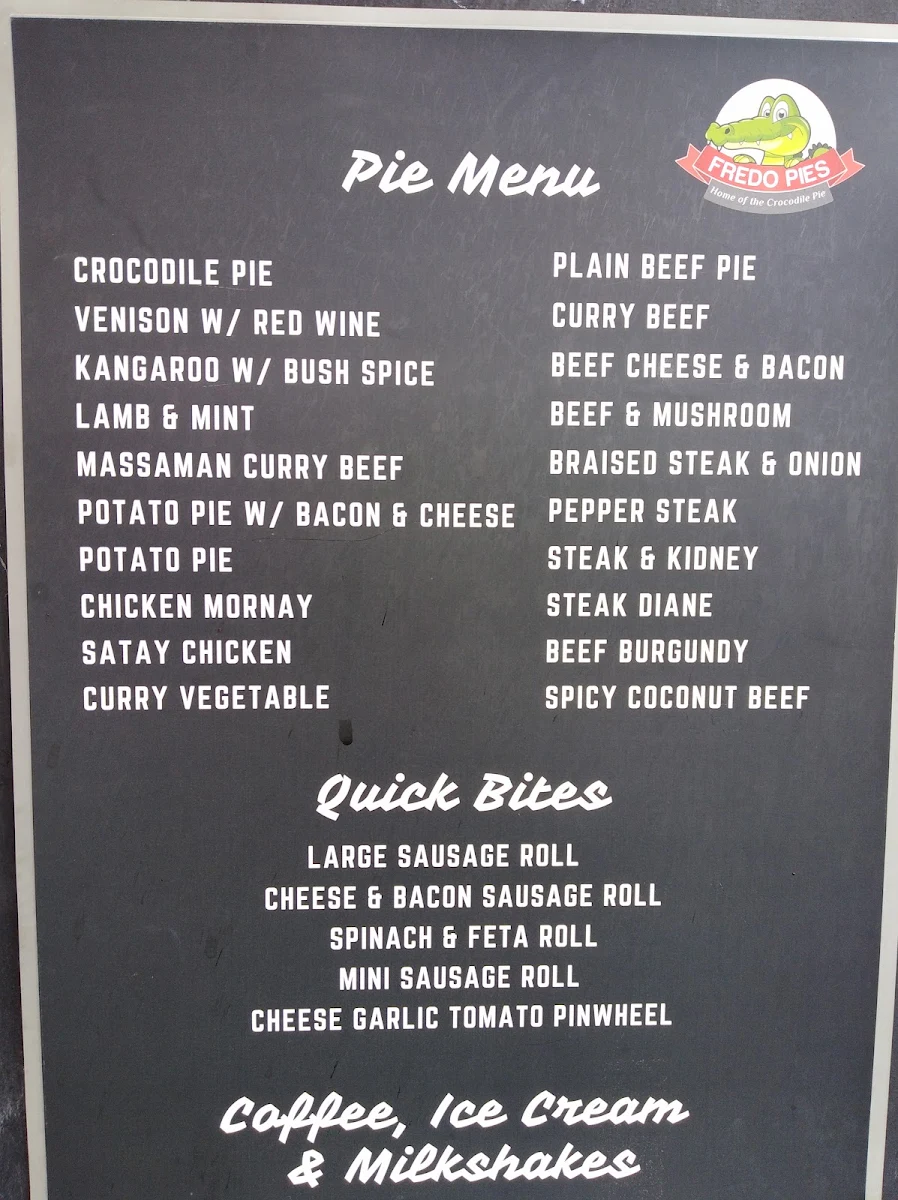 Menu, Fredo Pies