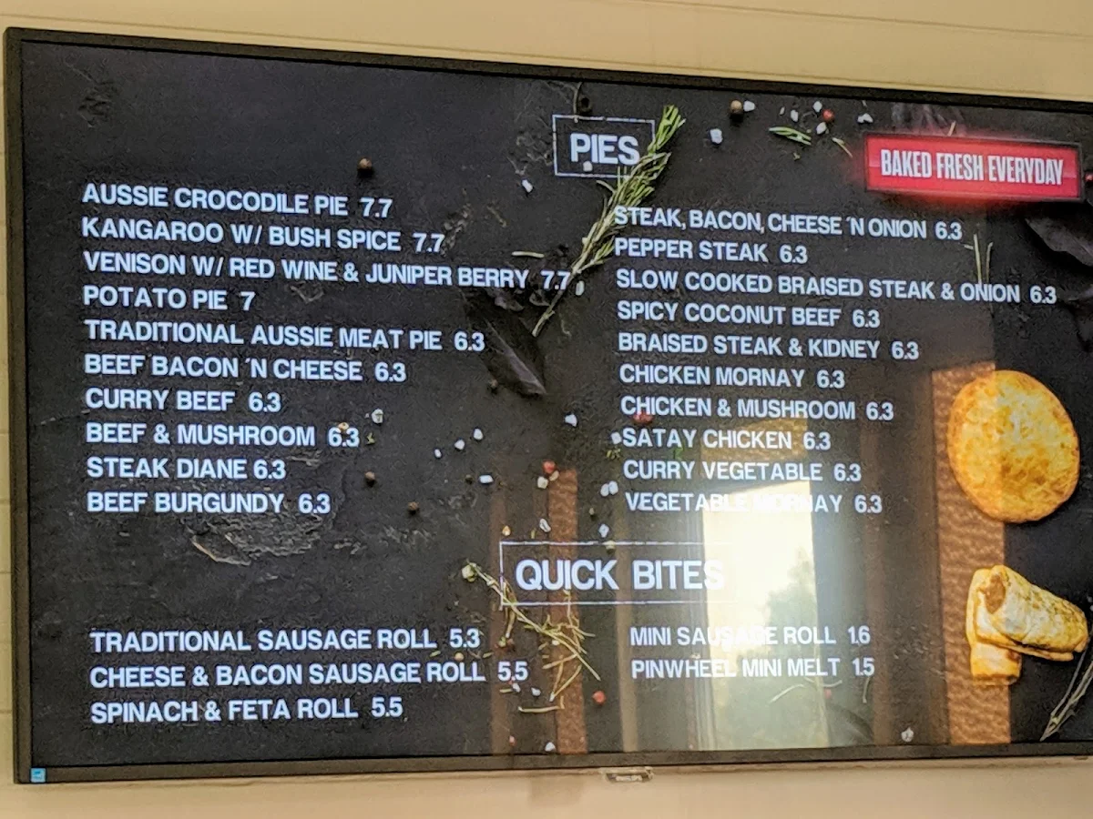 Menu, Fredo Pies