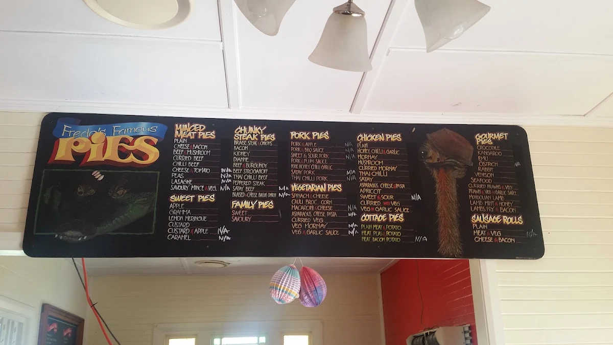 Menu, Fredo Pies