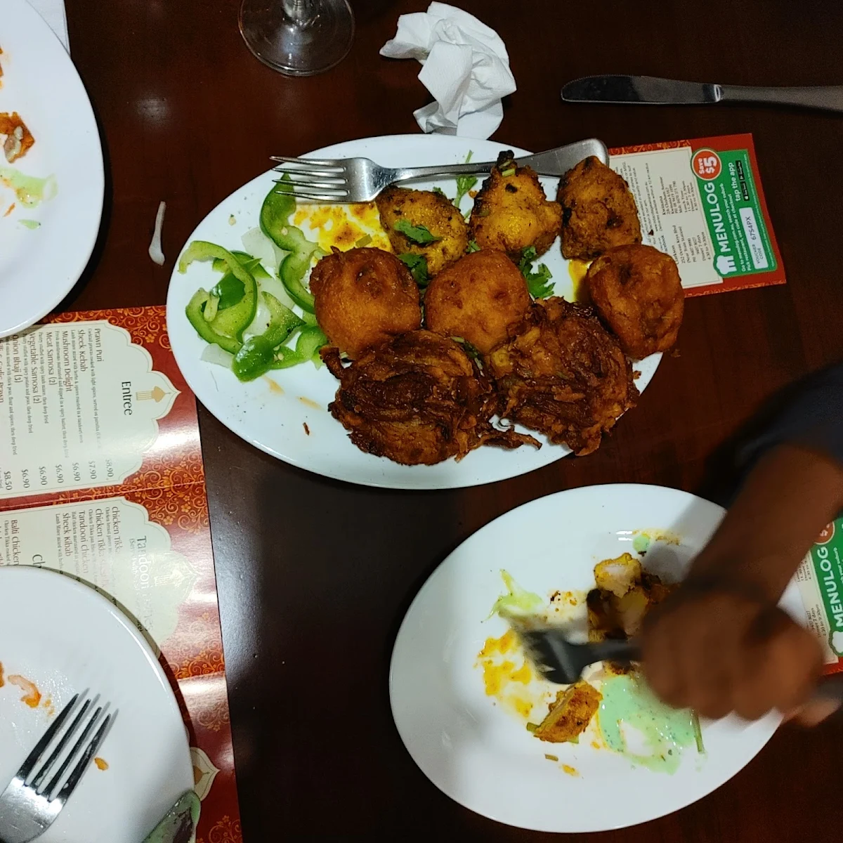 Menu, India Cottage
