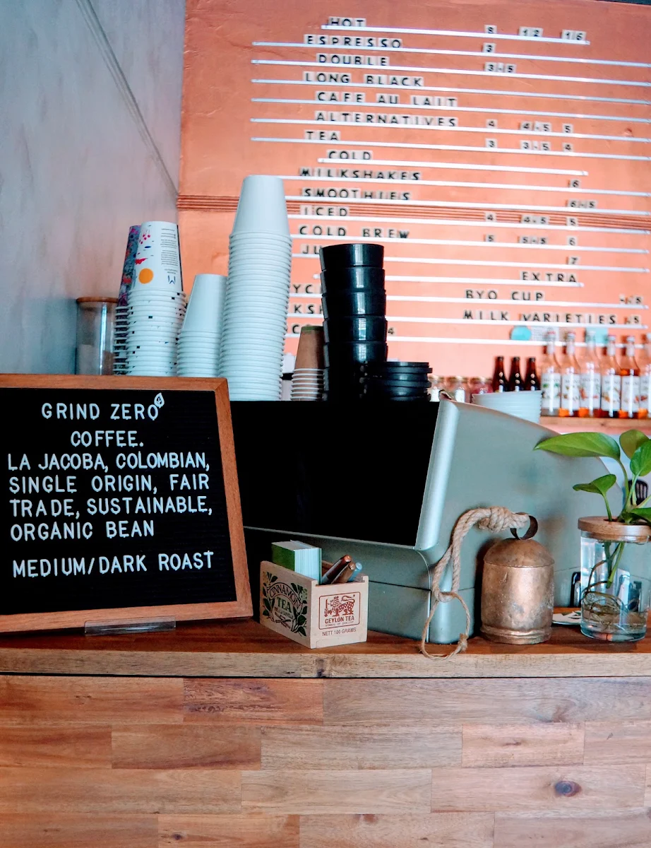 Menu, Social Coffeehouse