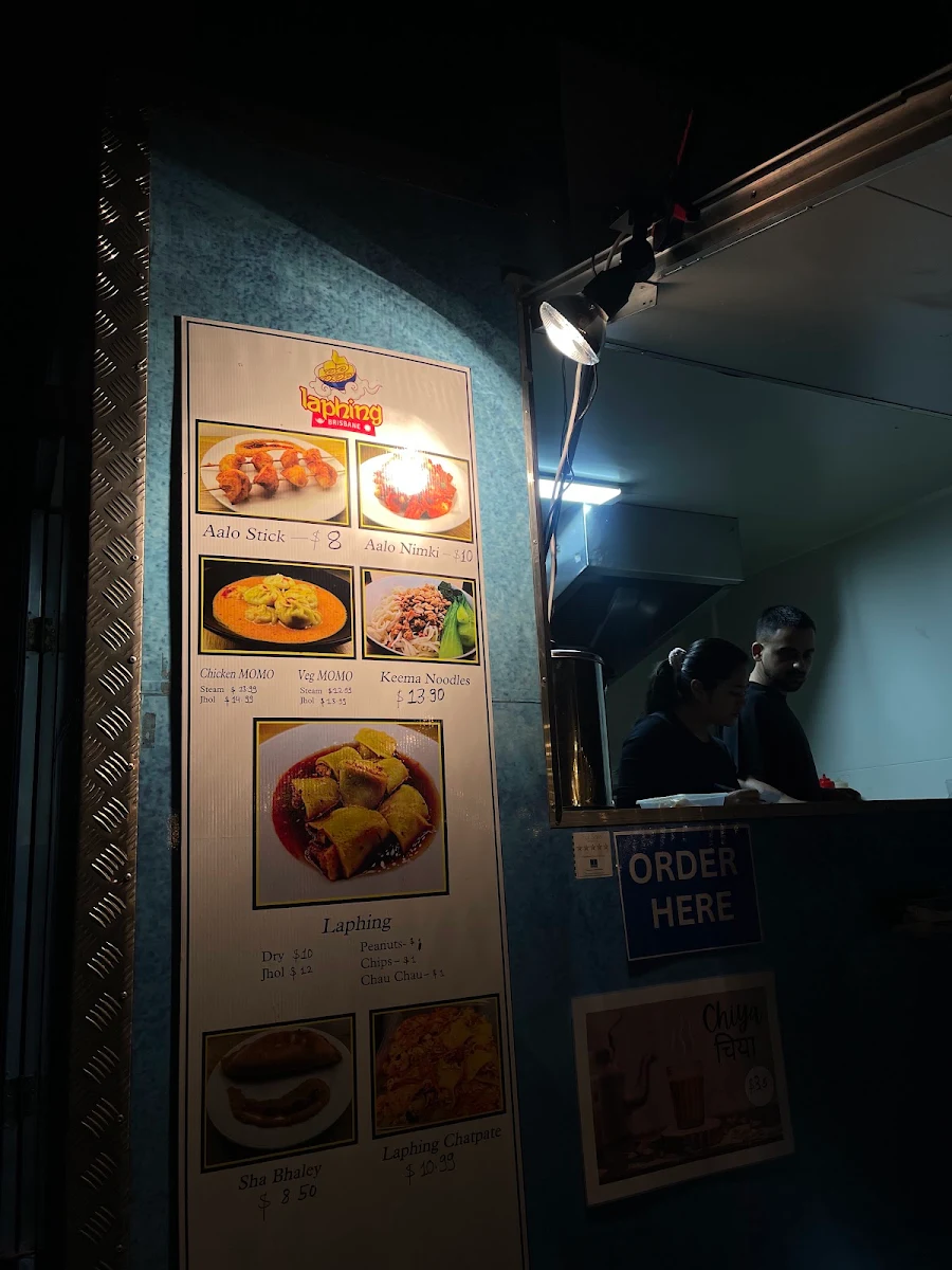 Menu, Laphingbrisbane
