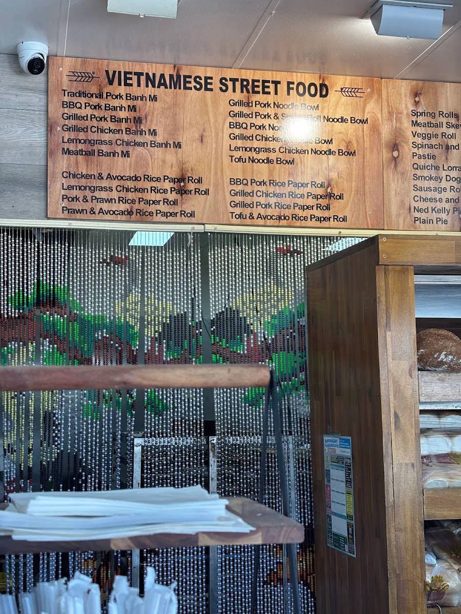 Menu, Brighton Bakery