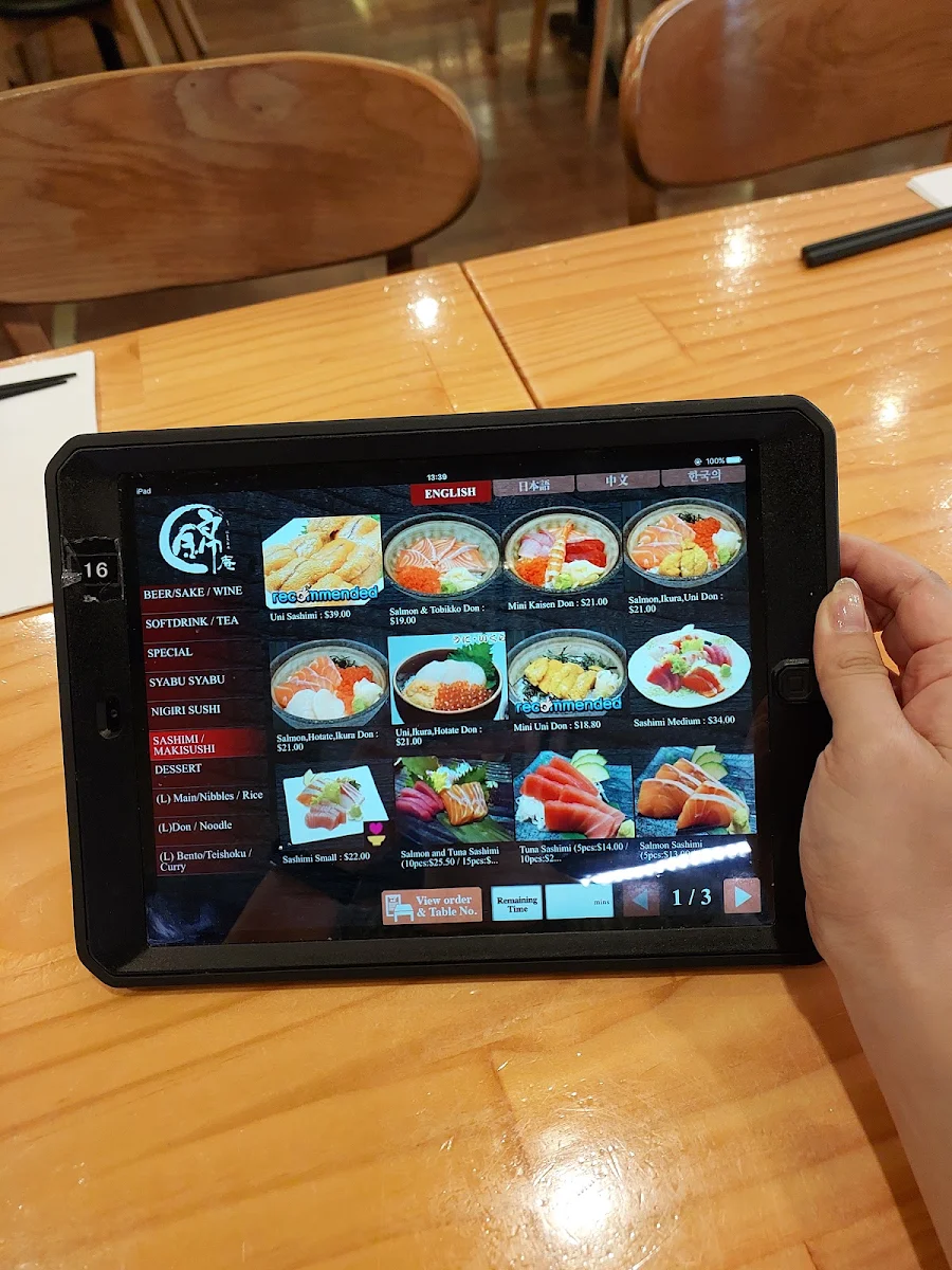 Menu, NishikiAN