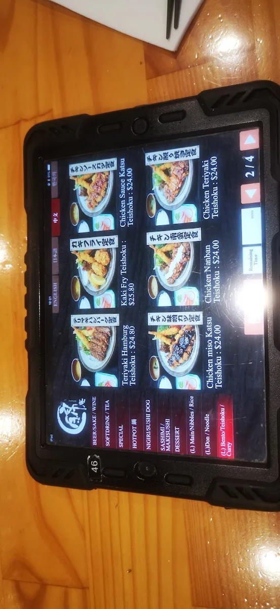 Menu, NishikiAN