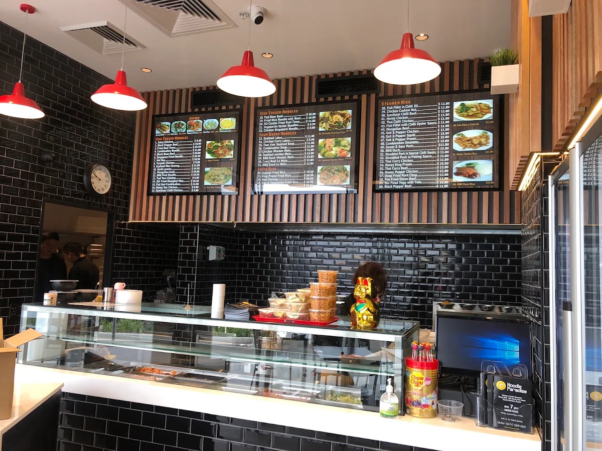 Menu, Noodle Paradise - Eastern Creek Quarter