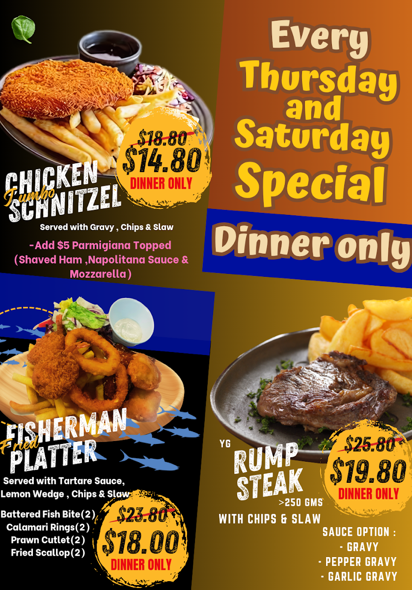 Menu, The Wolves Eatery