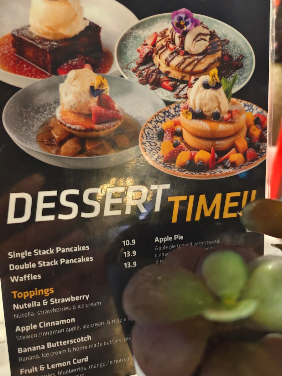 Menu, Caffe Primo