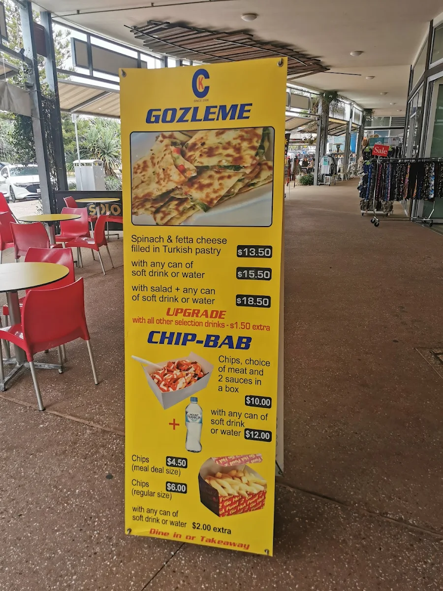 Menu, Beachside Kebabs