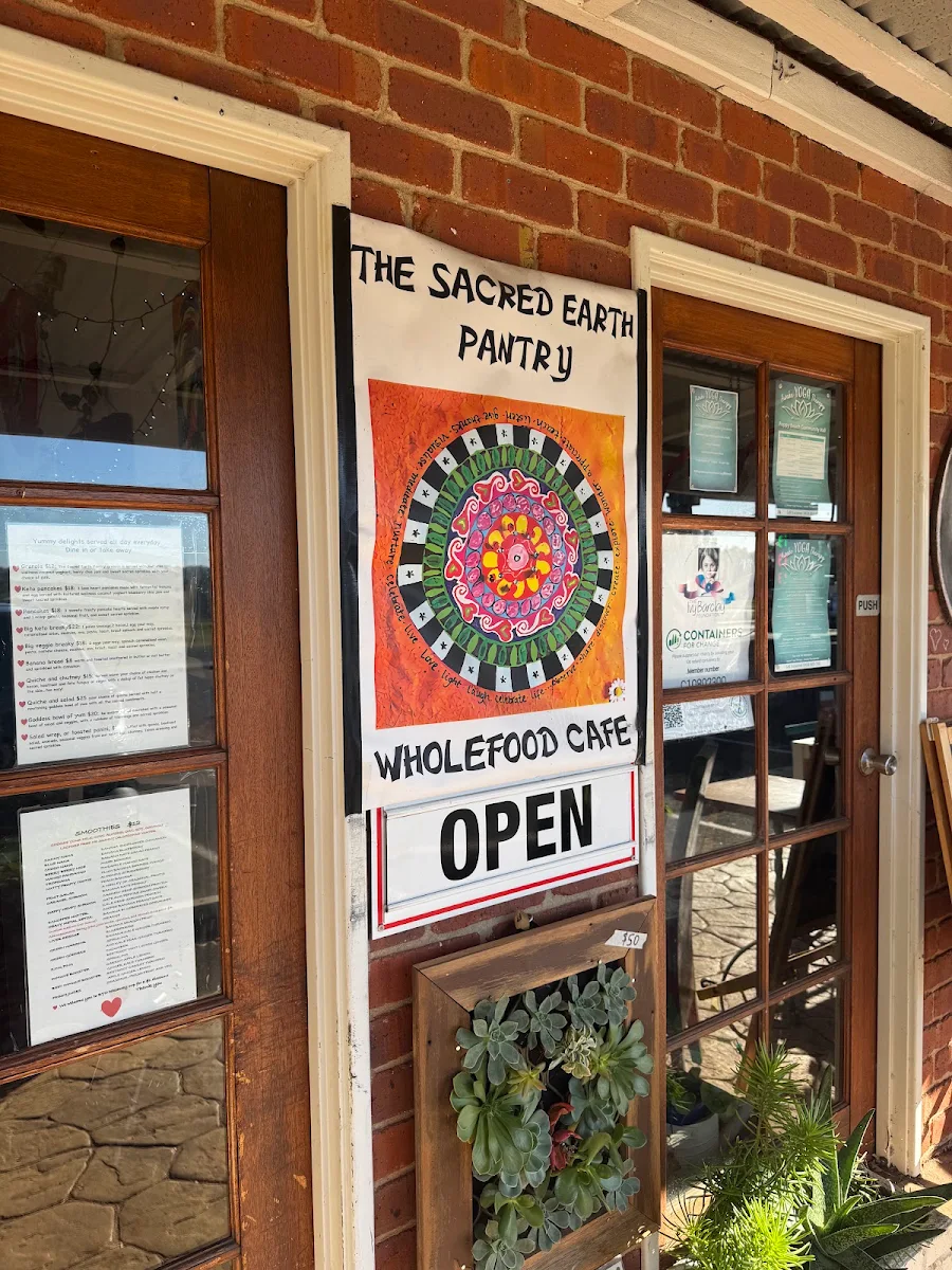 Menu, The Sacred Earth Pantry
