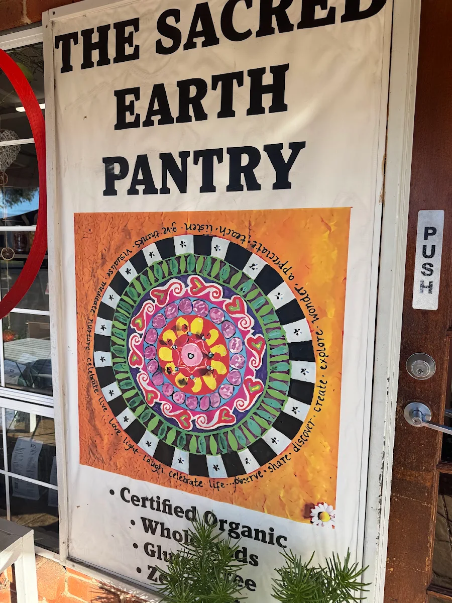 Menu, The Sacred Earth Pantry